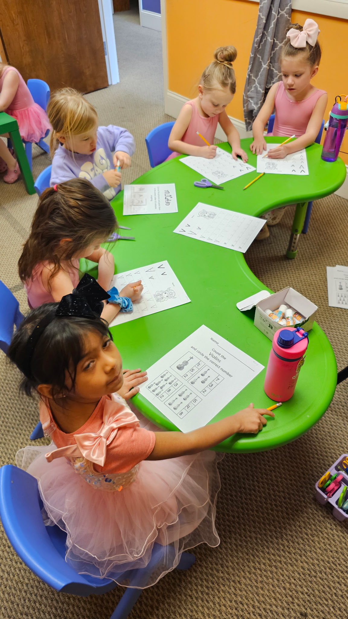 Jazz class across-the-floor combos